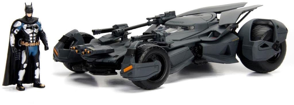 Jada Toys Batman vs Superman Justice League 2016 Batmobil, Miniatur-Fahrzeug, 99232BK, Schwarz, Mass
