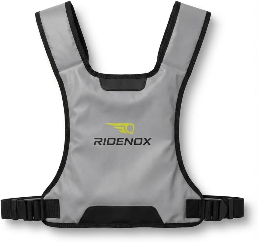 reflektierenede Chest Bag ideal für Motorrad und Radfahrer, mit magnetischen Seitenverschlüssen und