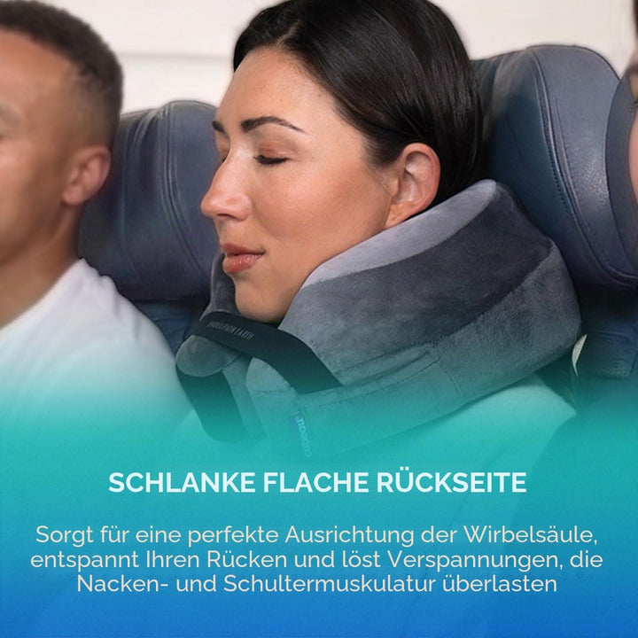 Cabeau Evolution Earth Reisekissen aus luxuriösem Memory-Schaum, das Beste Reisekissen mit 360-Grad-