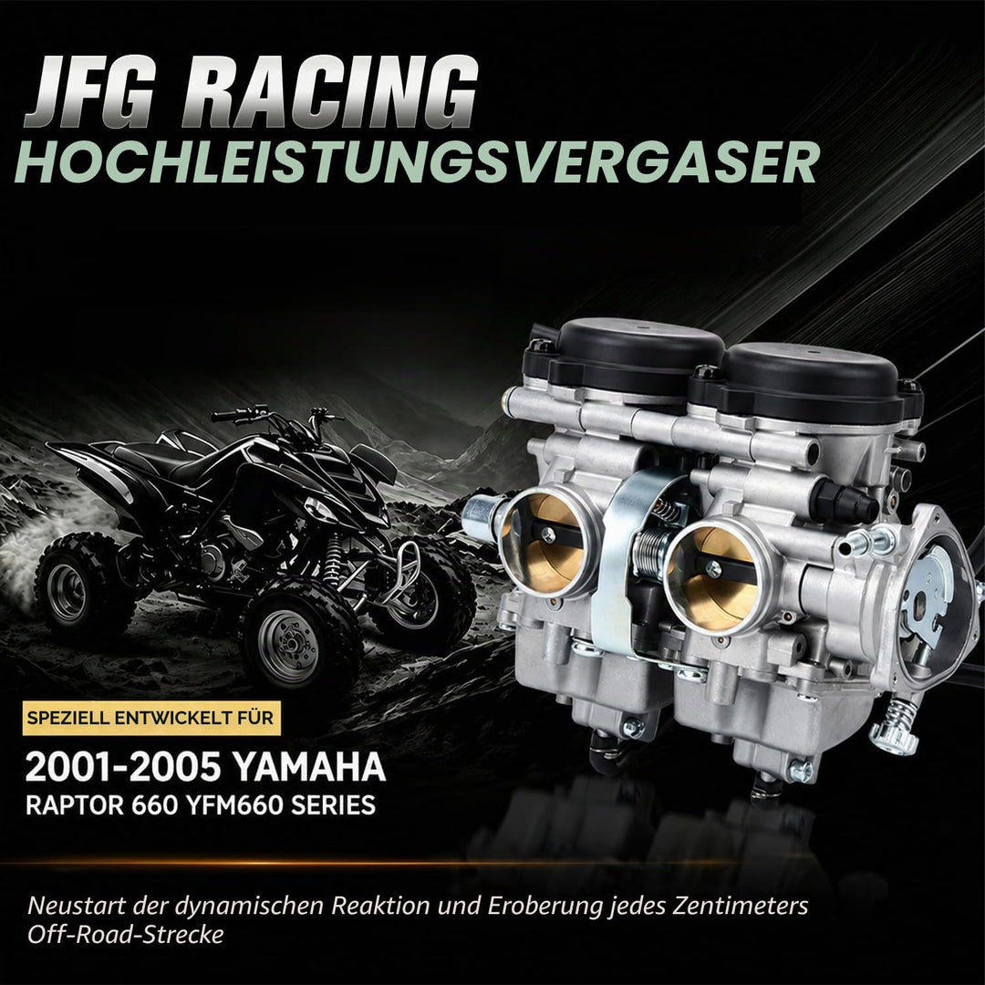 Motorrad YFM660 Vergaser,Doppelvergaser Doppel Zylinder,Vergaseranlagen ATV,Roller Vergaser für Rapt