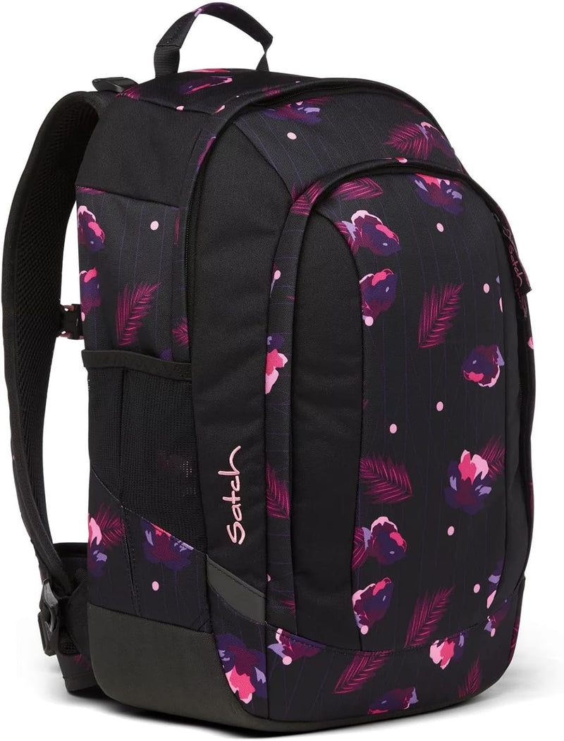 satch air Schulrucksack ab 5. Klasse gepolstert 26L Stauraum standfest Laptopfach Mystic Nights - Li