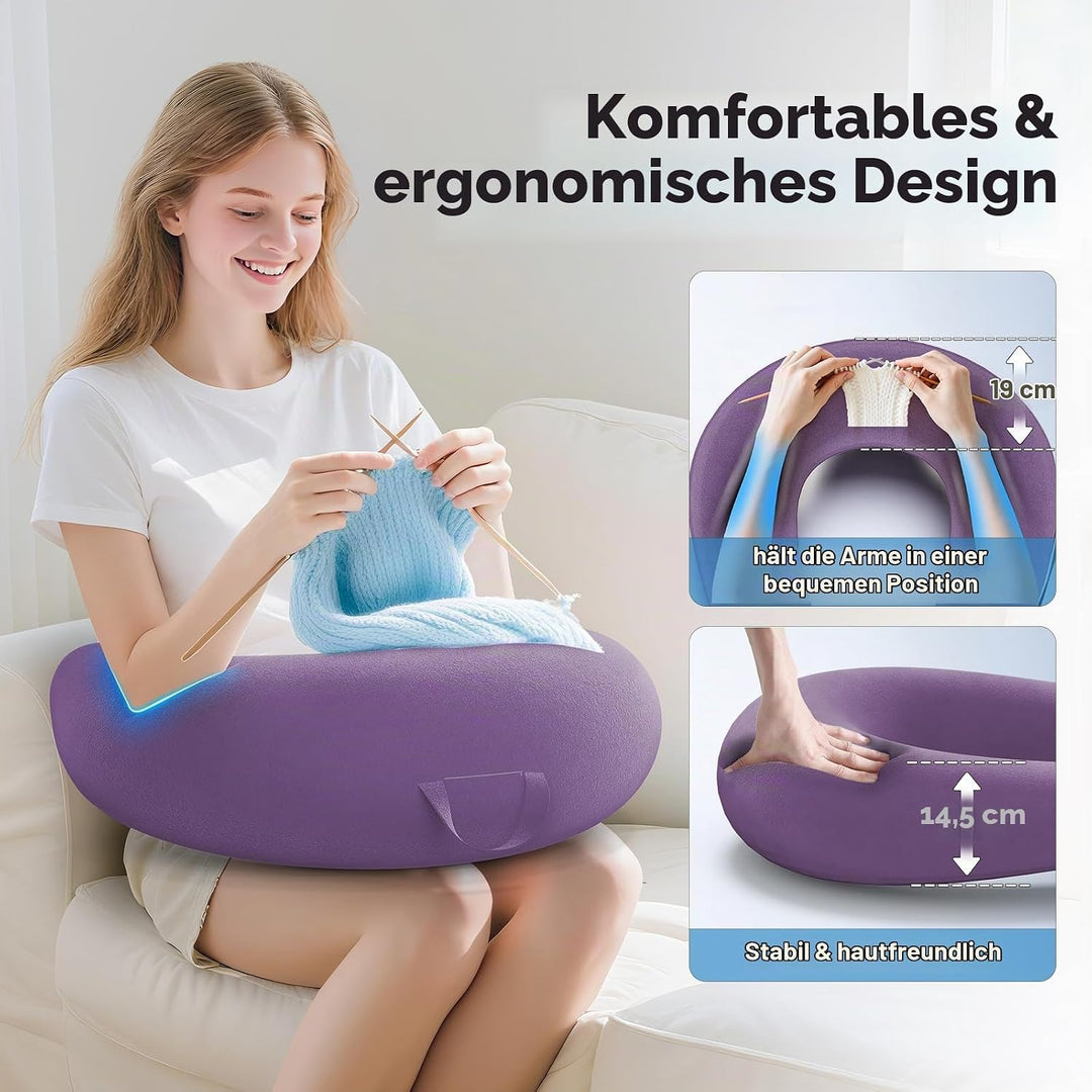 Gaming Kissen &amp; Lesekissen, Reading Pillow für das Sitzen auf dem Bett/Sofa/Fussboden, Fütterungs/Hä