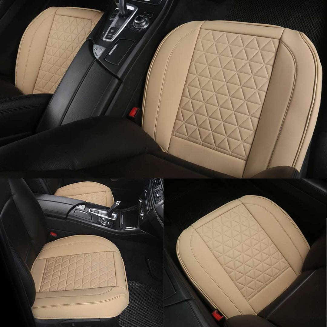 Black Panther Sitzauflagen Auto PU Leder Autositzbezüge Vordersitz Universal Fit 90% der Autos Sitze