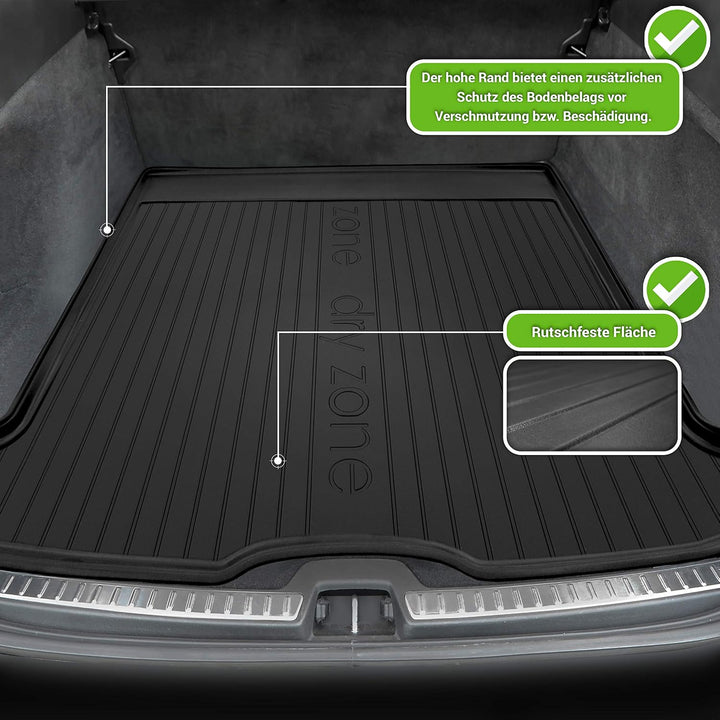 Gummi Kofferraumwanne Kofferraummatte passend für SsangYong Korando III 2011-2019