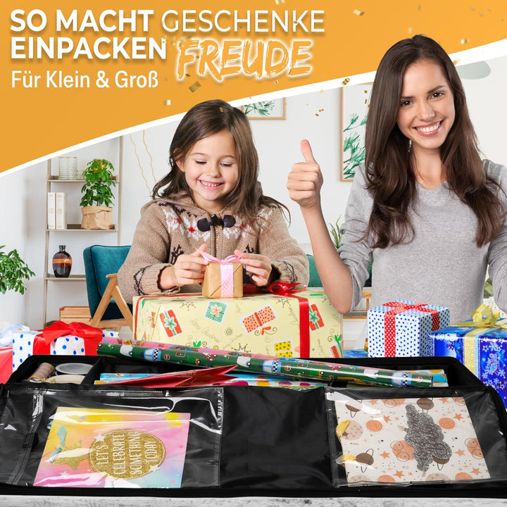 neVaxx® -Aufbewahrungstasche für Geschenkpapier-wasserdichtes 600D Oxford Gewebe-Geschenkpapier aufb