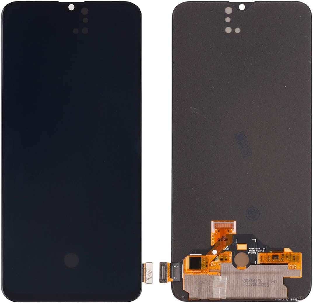 swark AM-OLED Kompatibel mit Realme X2 RMX1992, RMX1993, RMX1991 (Schwarz Ohne Rahmen) LCD Display T