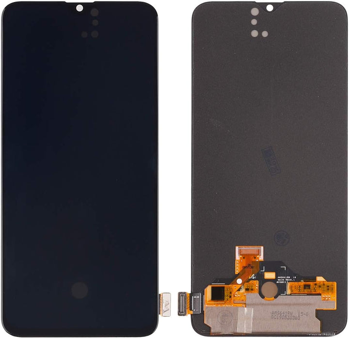 swark AM-OLED Kompatibel mit Realme X2 RMX1992, RMX1993, RMX1991 (Schwarz Ohne Rahmen) LCD Display T