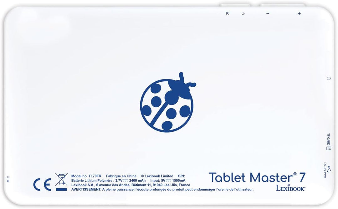 Lexibook TL70FRS Tablet Master 7 – Super Mario – Das Ludo-PC 7 Zoll Tasche im Lieferumfang enthalten