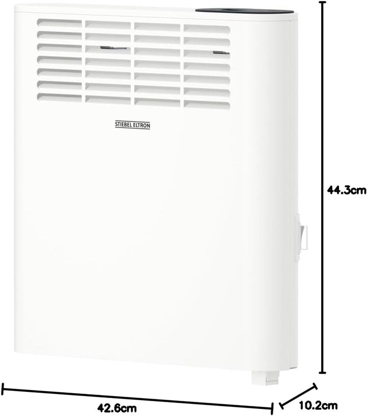 STIEBEL ELTRON Wandkonvektor CNS 1000 Plus LCD, 1 kW für ca. 12 m², TÜV geprüft, LC-Display, Wochent