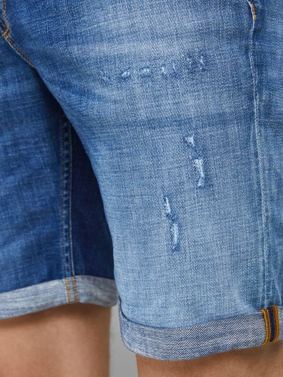JACK & JONES Herren Shorts XS Blue Denim, XS Blue Denim