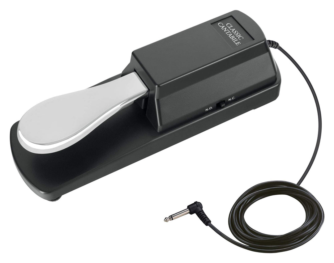 Classic Cantabile FP-1 Universal Sustain Pedal - Für alle Keyboards, Stagepianos und E-Pianos - Umsc
