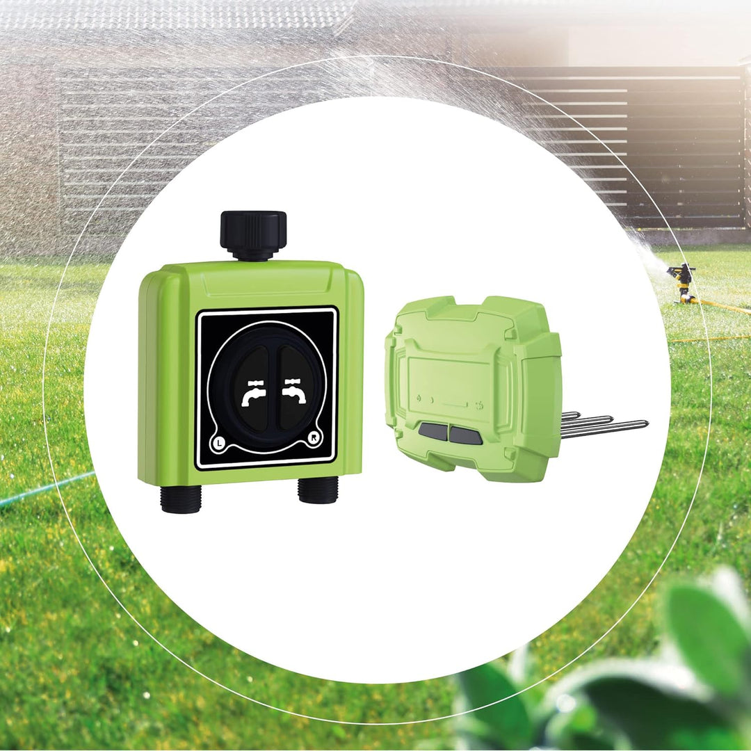 essentials Smart Home Solutions – Smart Garden Bewässerungssystem mit zwei Anschlüssen, Zeitprofiler