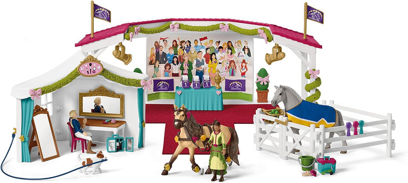 schleich 42466 Grosse Pferdeshow, für Kinder ab 5 Jahren, HORSE CLUB - Spielset Single