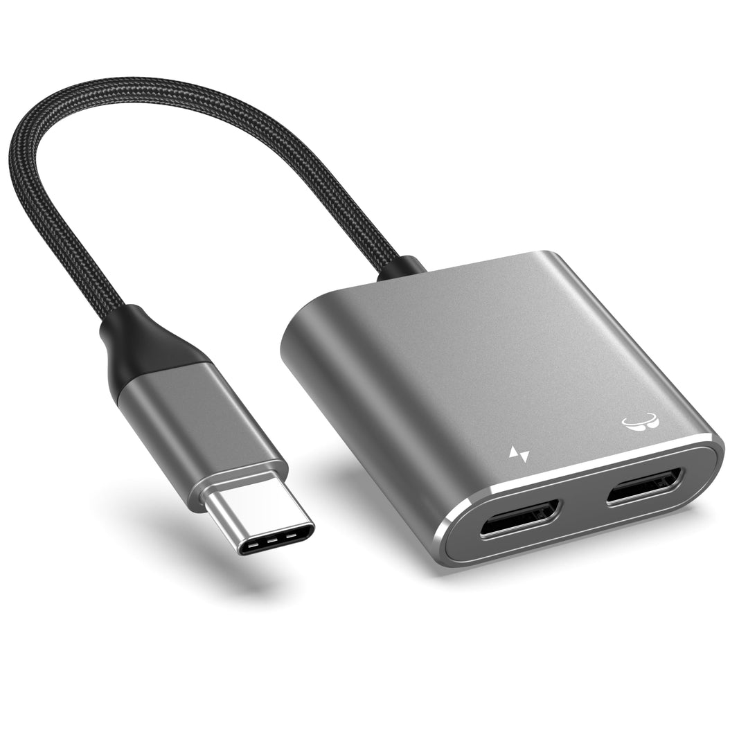 USB C auf AR Brille und Ladeadapter, Laden und Spielen, kompatibel 100W PD Schnellladung für DJI RC