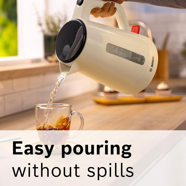 Bosch MyMoment Wasserkocher 1,7 l 3000 W Beige (MYMOMENT DELIGHT KETTLE - CREAM)