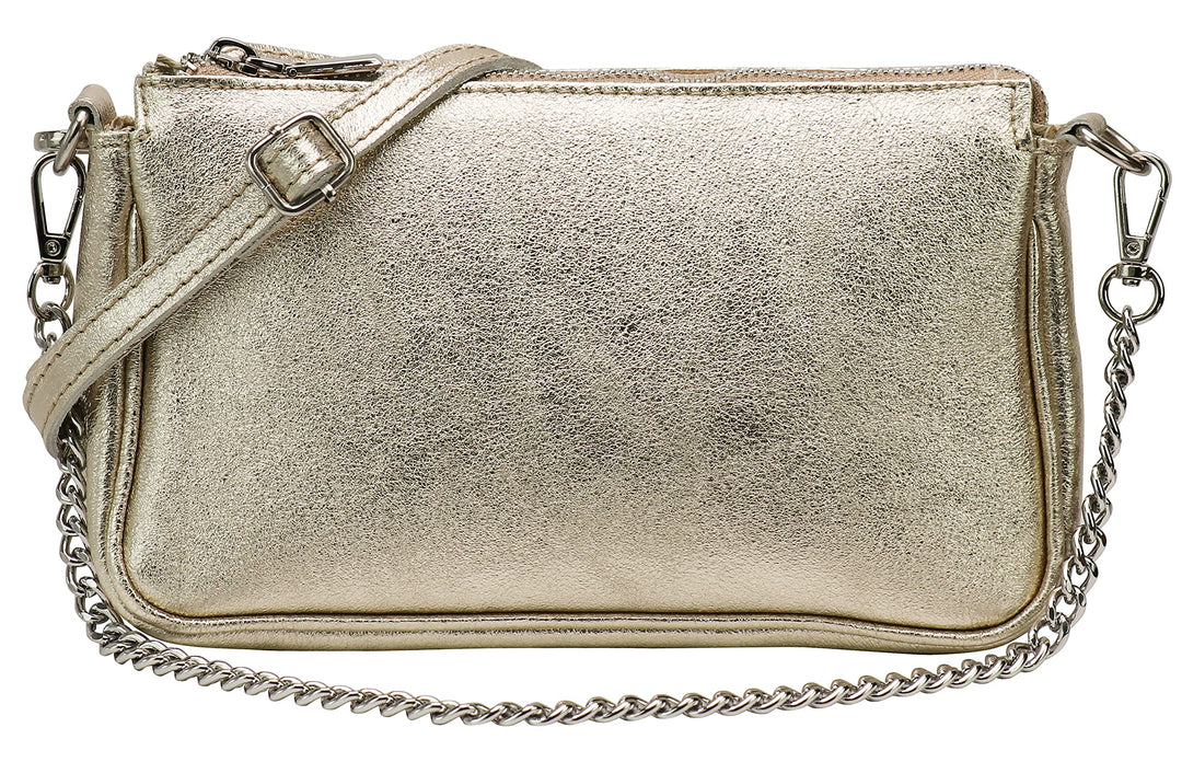 SH Leder Echtleder Schultertasche Umhängetasche Handtaschen Clutch kleine Tasche Abendtasche 23x13cm