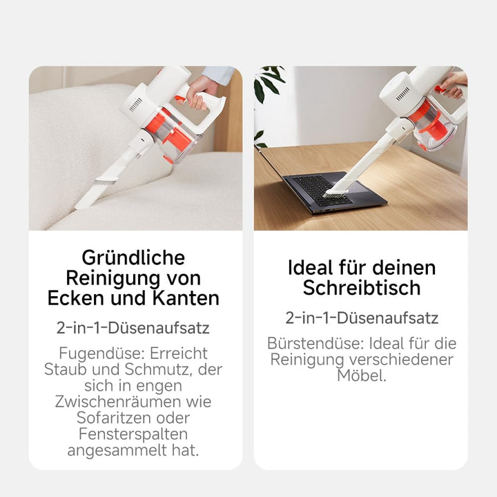 XIAOMI G20 Lite Kabelloser Stabstaubsauger - Bis zu 18.000Pa Saugleistung, LEDs zur Staub- & Flecker