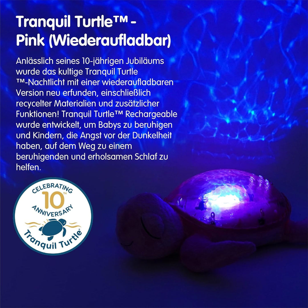 Cloud b | Nachtlicht mit Musik | Unterwasserprojektionen | 4 beruhigende Geräusche | Helligkeit eins