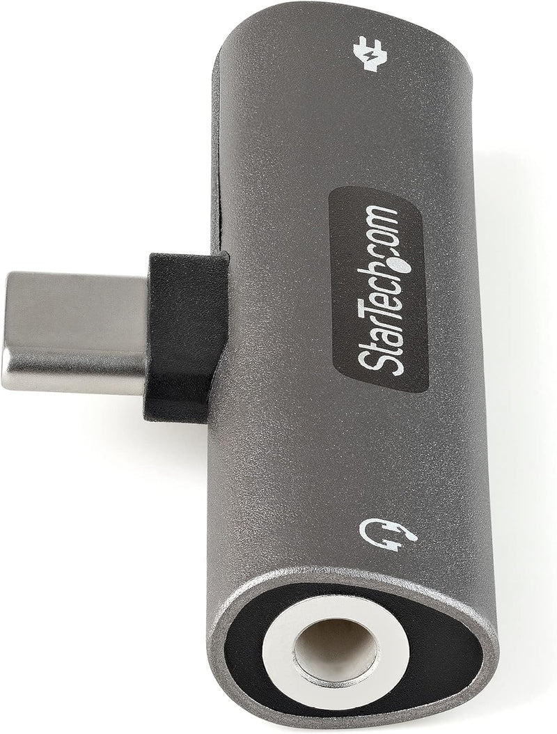 StarTech.com USB-C Audio- und Ladeadapter - USB-C-Audio Adapter mit 3,5-mm TRRS Kopfhörer-/Headset B