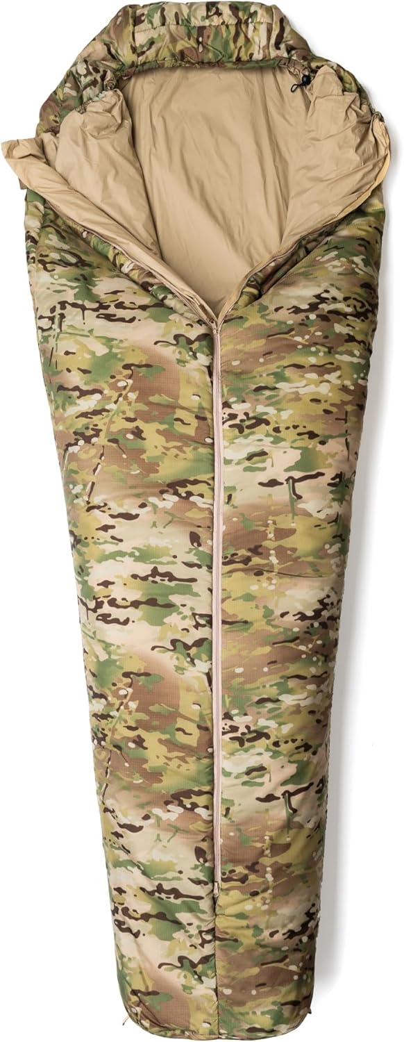 Snugpak Special Forces 1 WGTE Schlafsack – vielseitig, leicht, Schnellverschluss-Reissverschluss in