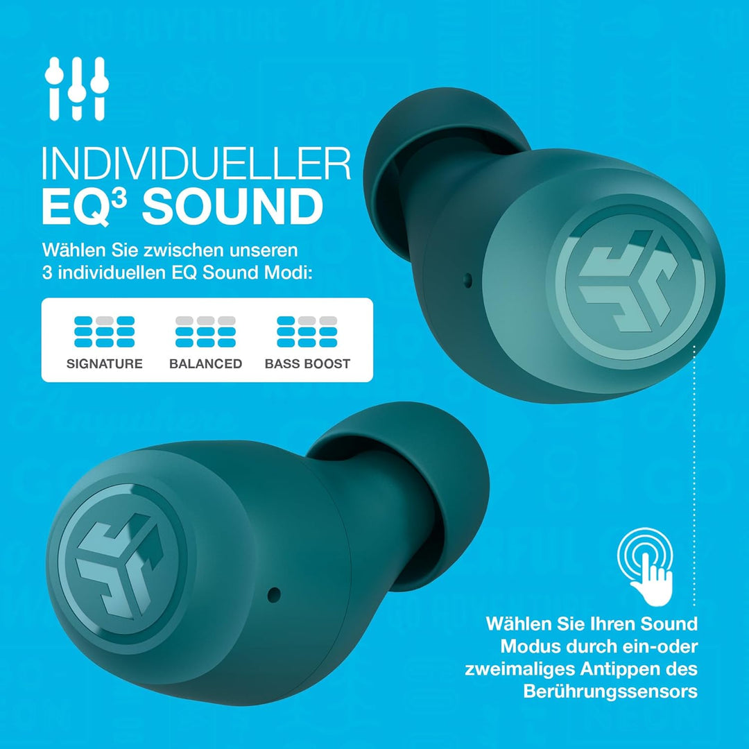 JLab Go Air Pop In Ear Kopfhörer kabellos Bluetooth, True Wireless Kopfhörer, 32+ Std Headphones, ka