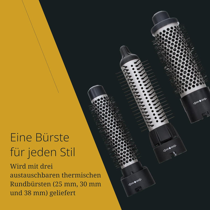 Wahl Airstyler Pro - Professionelles Premium Airstyler-Set - Heissluft-Lockenbürsten-Set