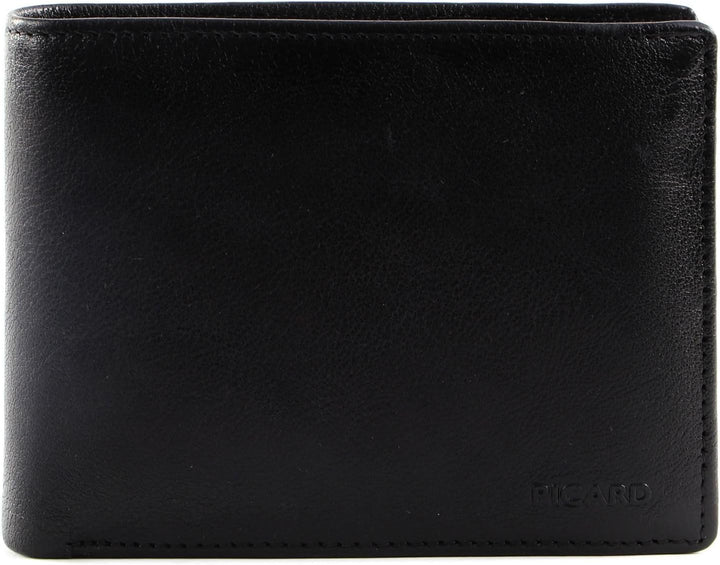Picard Hans 1 - Geldbörse 8cc 12 cm RFID Rindsleder anthrazit, Anthrazit