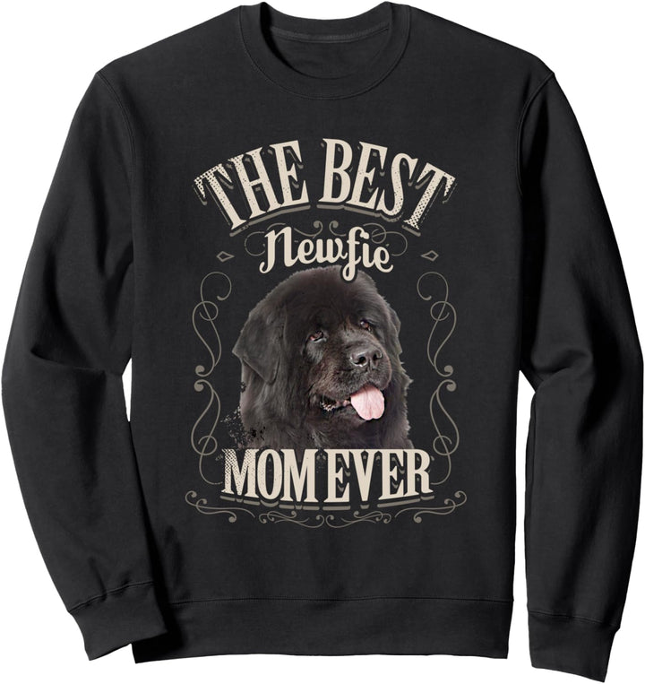 Best Newfie Mom Ever Neufundländer Vintage Geschenk Frau Sweatshirt