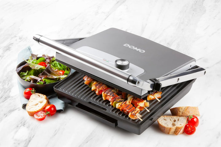 Domo DO9225G Kontaktgrill, Edelstahl