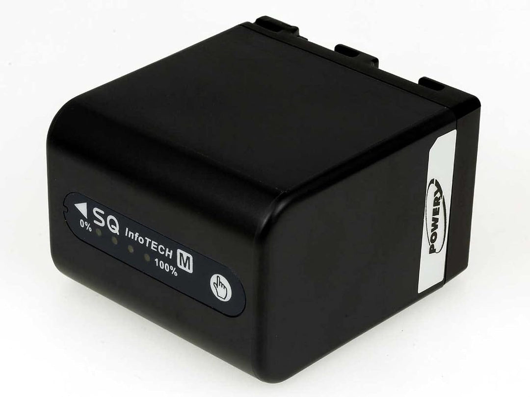 Akku für Sony Videokamera DCR-TRV828 4200mAh Anthrazit mit LEDs, 7,4V, Li-Ion