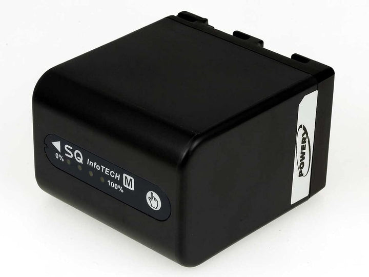 Akku für Sony Videokamera DCR-TRV145 4200mAh Anthrazit mit LEDs, 7,4V, Li-Ion