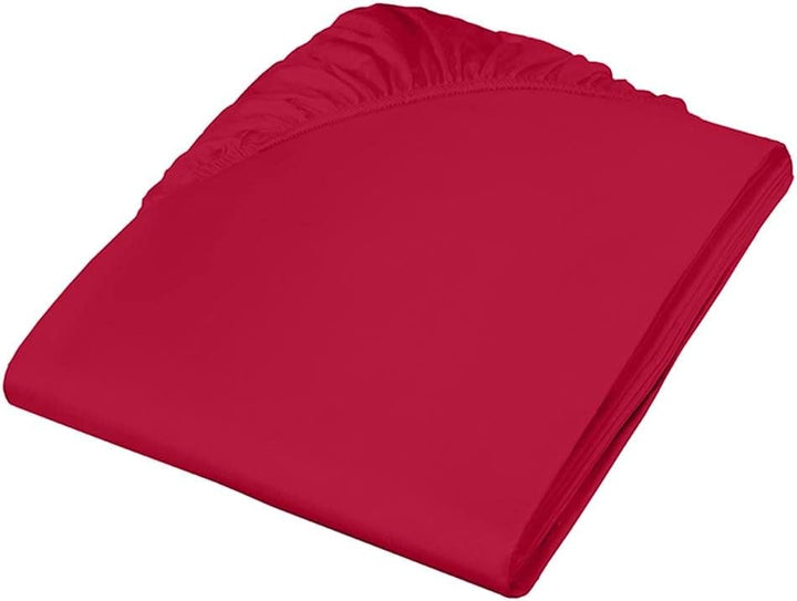 fleuresse Uni-Colours, Spannbettlaken mit Rundumgummi, Mako Satin, 100 Prozent Baumwolle, ideal für