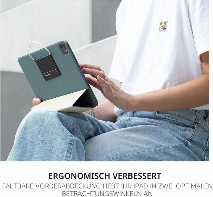 Native Union W.F.A iPad Folio - Minimalistischer und Faltbarer iPad-Ständer samt Hülle aus recycelte