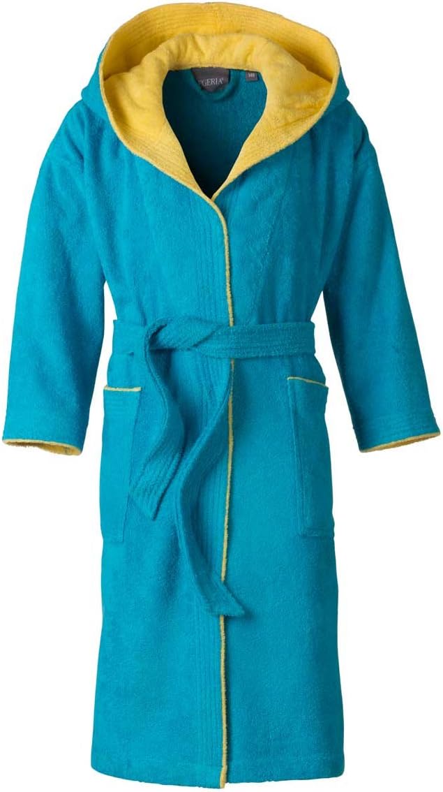 Egeria 501005 Calypso Kinder Jugend Bademantel, Baumwolle, 35 x 31 x 10 cm, Turkey Stein 128 turkey