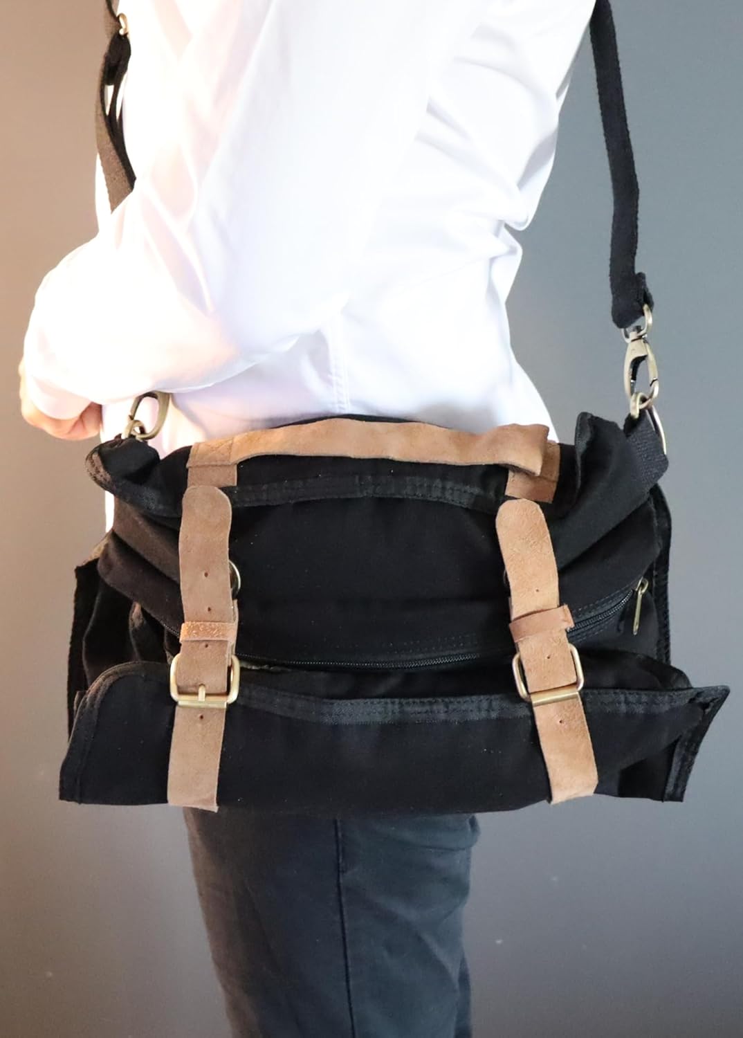 Barkoffer, Bartasche, Mixologie, Barkeeper, Aufbewahrungstasche aus Segeltuch, für Barzubehör, leer,