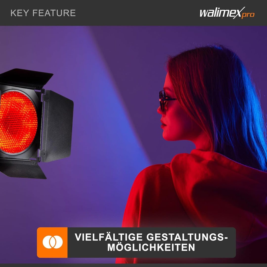 Walimex Pro Abschirmklappen/Waben/Farbfilterset