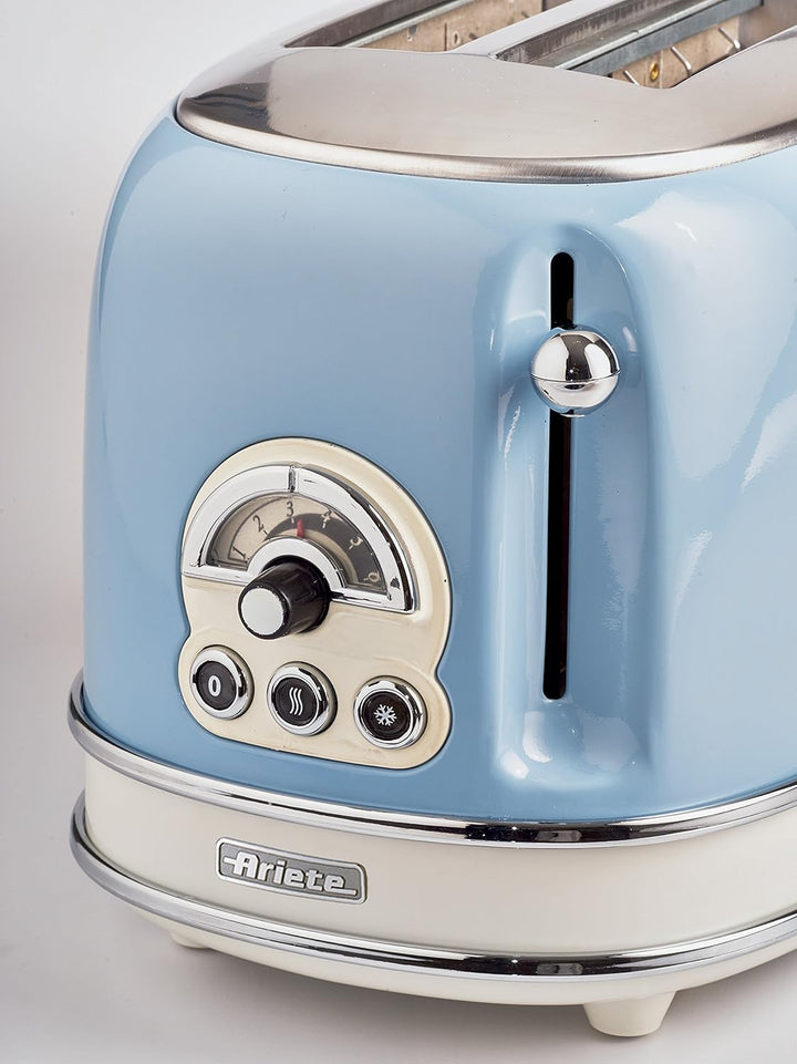 Ariete, 2869 Vintage, elektrischer Wasserkocher aus Edelstahl, 1,7 Liter, für Wasser, Tee und Kräute