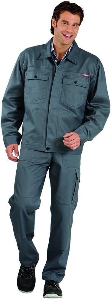 Planam Grösse 64 Herren BW 290 Bundjacke grau Modell 0191 Grau 64, Grau 64