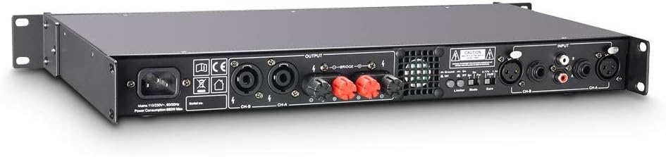LD Systems XS 700; PA Endstufe Class D 2 x 350 W 4 Ohm, oneSize XS700, XS700