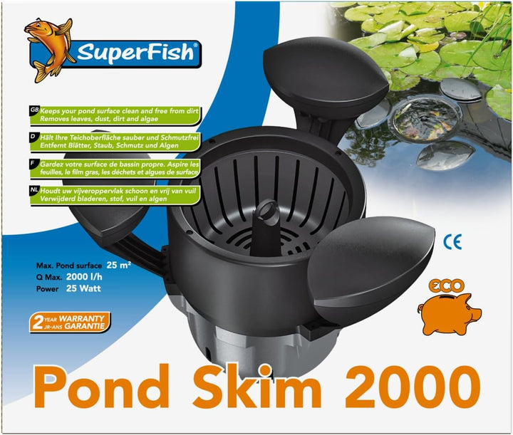 Superfish 696050/2298 Pond Skim 2000 (Teichskimmer bis 25m2)