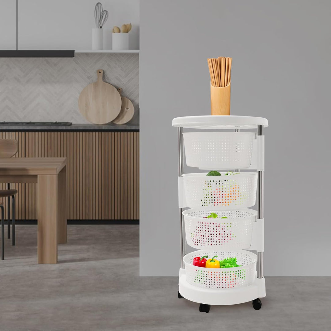 Cute Stuff Küchen Organizer Bathroom Servierwagen Rollwagen Kitchen Regal Küche Aufbewahrung Nischen