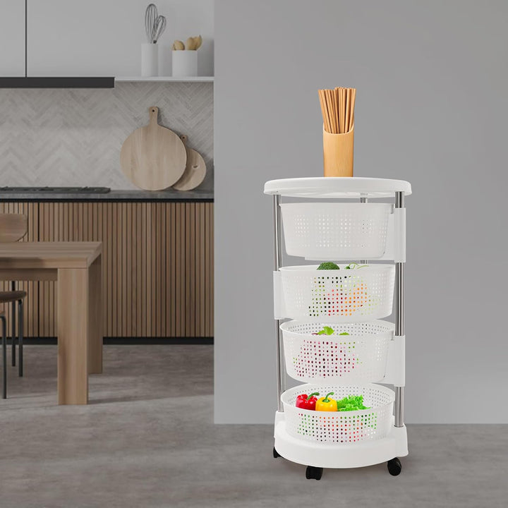 Cute Stuff Küchen Organizer Bathroom Servierwagen Rollwagen Kitchen Regal Küche Aufbewahrung Nischen