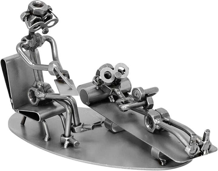 metalman24 Schraubenmännchen Psychiater I Handarbeit I Geschenkidee I Metallfigur I Metallmännchen I