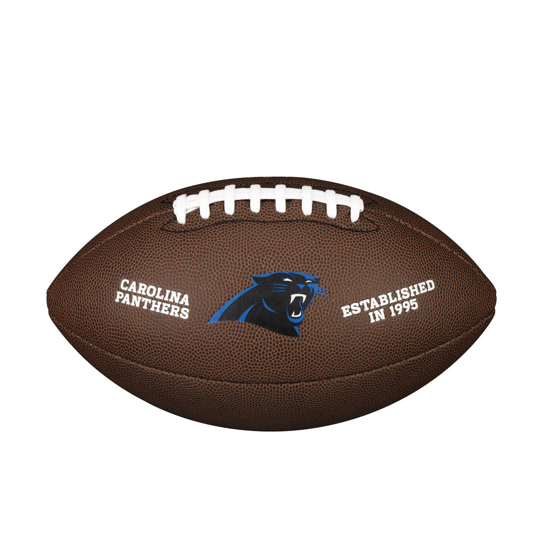 Wilson Sporting Goods NFL Team Logo Composite Fussball Carolina Panthers, Carolina Panthers