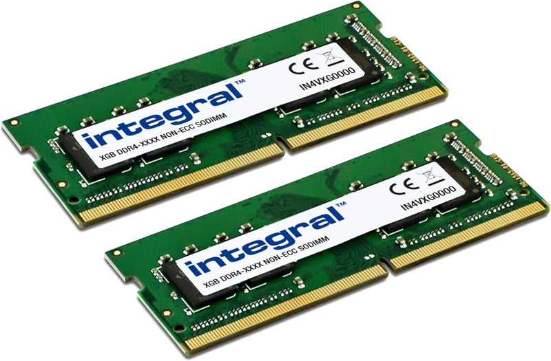 Integral 16GO Kit (2X8GO) DDR4 RAM 2400MHz (oder 2133MHz) SODIMM Laptop/Notebook PC4-19200 Arbeitssp