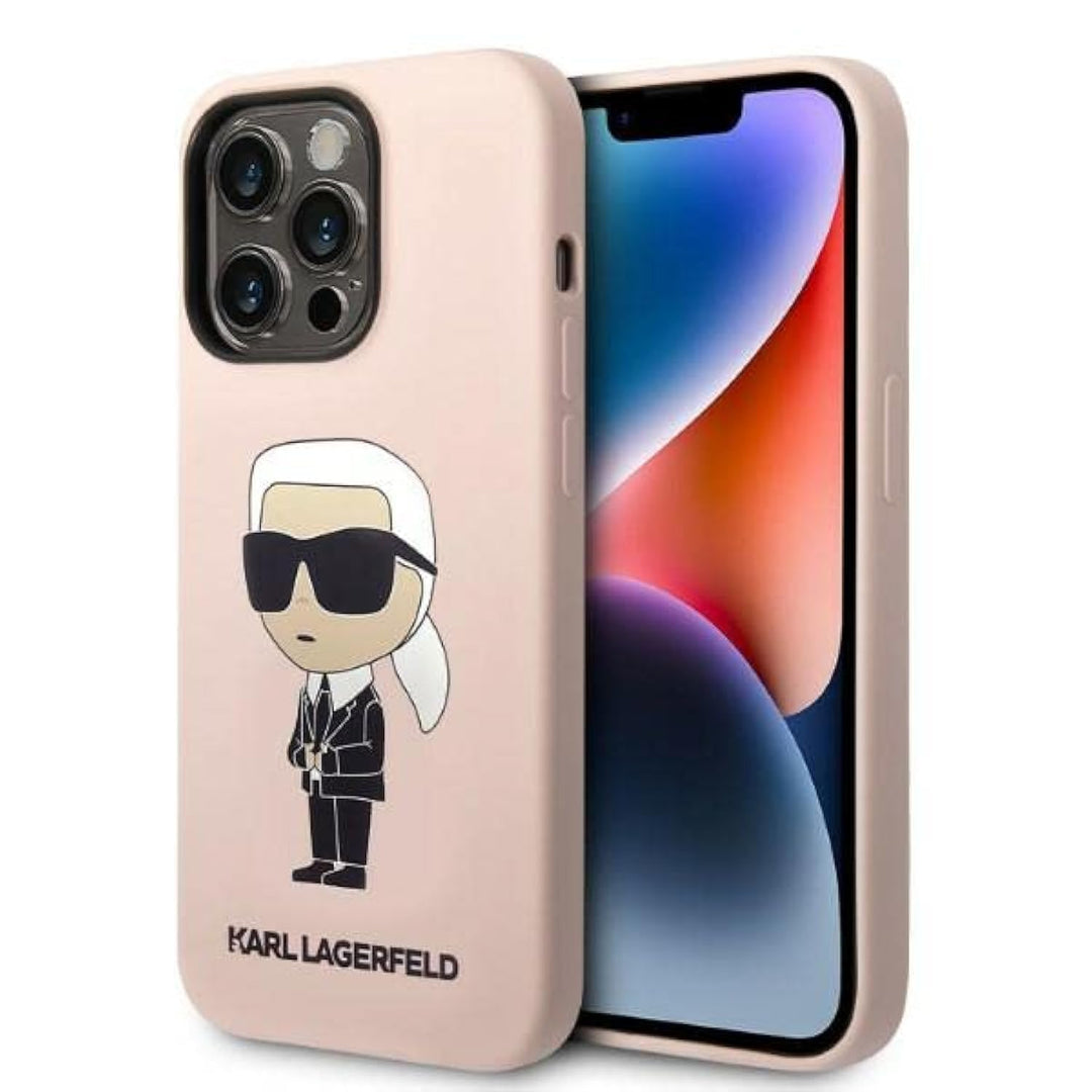 KARL LAGERFELD KLHMP14XSNIKBCP Hülle für iPhone 14 Pro Max 6,7" hardcase rosa SI