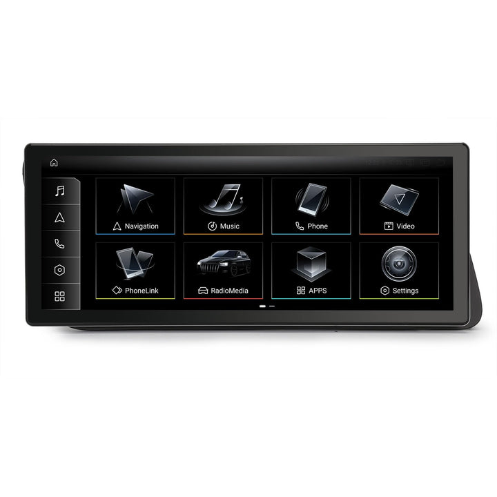 Erisin 10,25 Zoll Android 14 Autoradio 1Din GPS Navi für Audi Q5 2009-2016 Unterstützt Kabelloses Ca