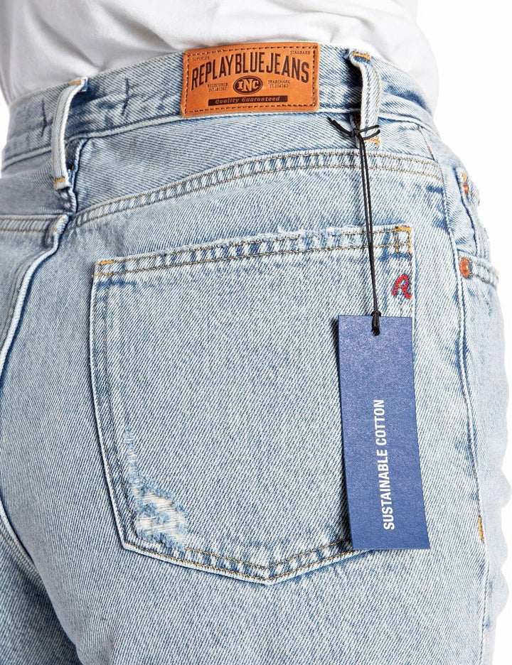 Replay Damen Jeans-Shorts 30W 010 Light Blue, 30W 010 Light Blue