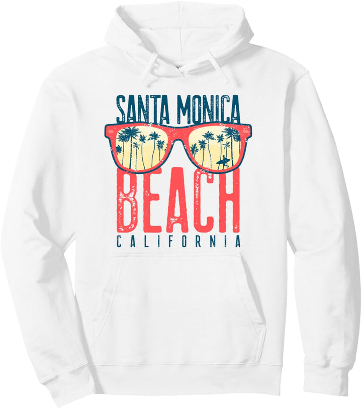 Santa Monica Shirt Beach California Sommer Familienurlaub Pullover Hoodie