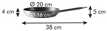 Tescoma 606820 Bratpfanne, für alle Herdarten 20 cm, 20 cm